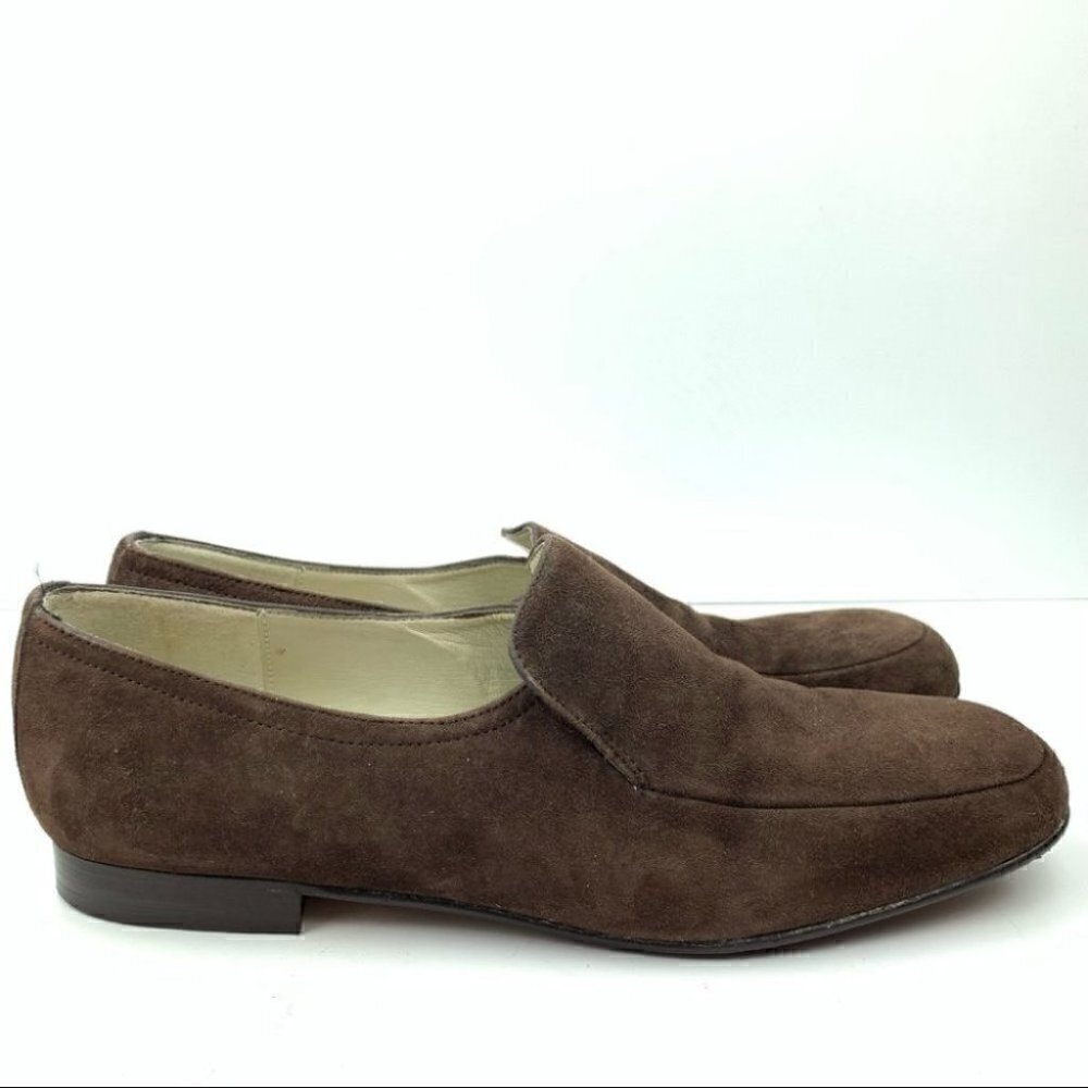Talbots heels 7 brown suede vintage 80s pilgrim